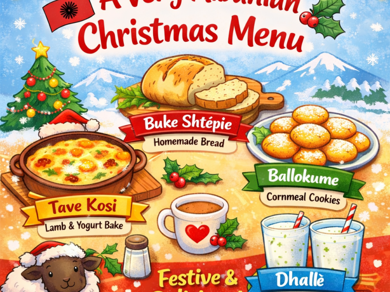 A Very Albanian Christmas&nbsp;Menu