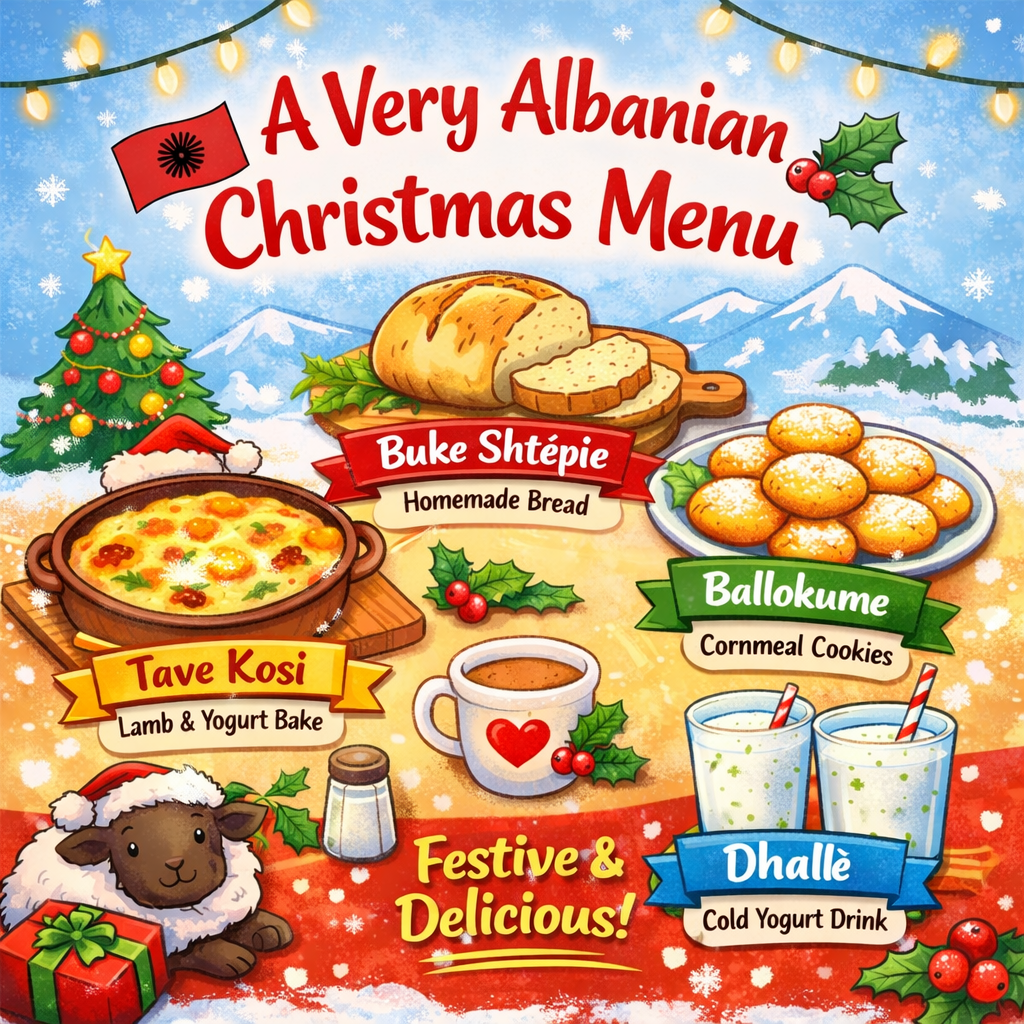 A Very Albanian Christmas Menu